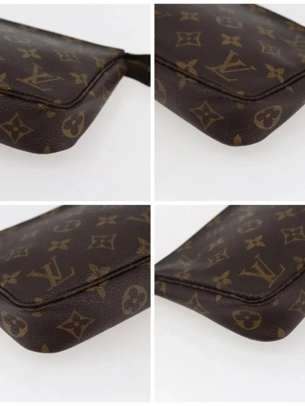 LOUIS VUITTON Monogram Pochette Accessoires Pouch M51980 LV Auth 169819
